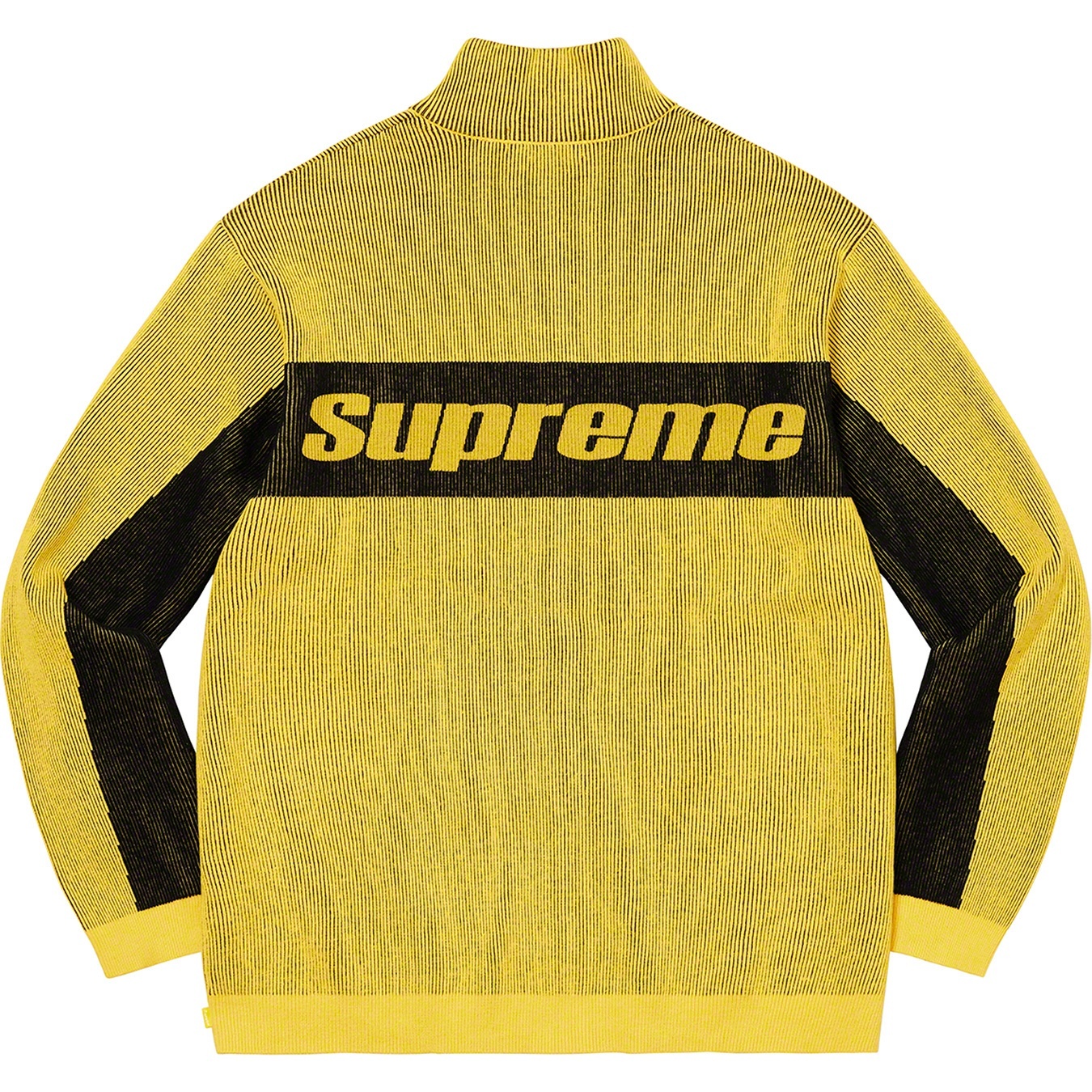 2-Tone Ribbed Zip Up Sweater view 7